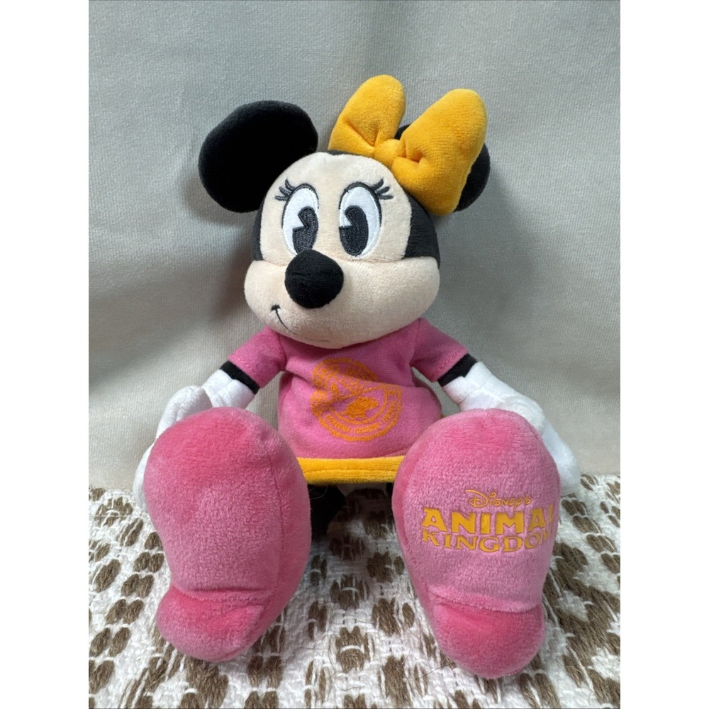 Disney Parks Animal Kingdom Dinoland Minnie Mouse‎ Plush Small Dino Institute